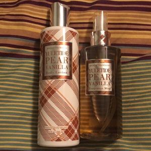 Bath&BodyWorks Yuletide Pear Vanilla Bundle